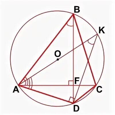 точка пересечения диагоналей вписанного четырехугольника. доказательство первого признака вписанного четырехугольника. докажите что диагонали вписанного четырехугольника перпендикулярны. докажите что диагонали вписанного четырехугольника перпендикулярны. признак вписанного четырехугольника доказательство.