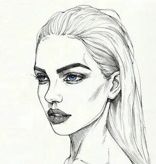 Рисовать девушку лицо