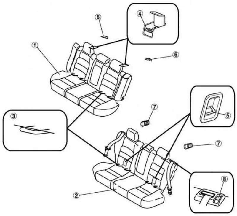Задние сиденья мазда 6. Mazda 626 3 задние сиденья. Мазда 323 ф крепление задних сидений. Защелка крепления заднего сиденья Мазда 3. Крепление заднего сидения Мазда 6.