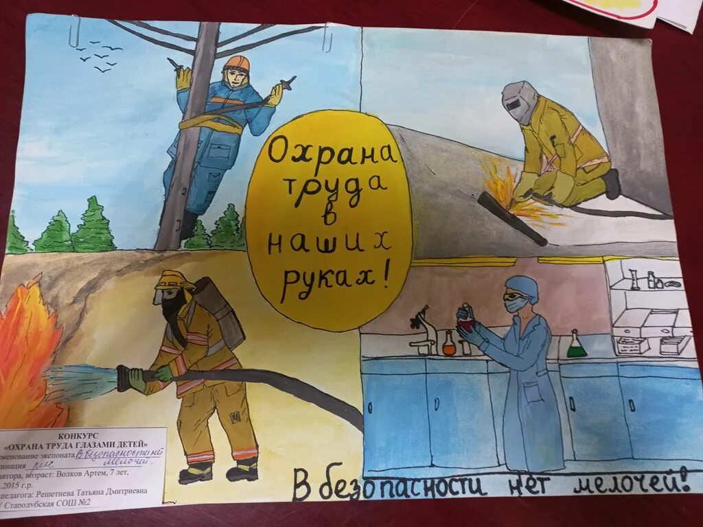 итоги охрана труда глазами детей 2023