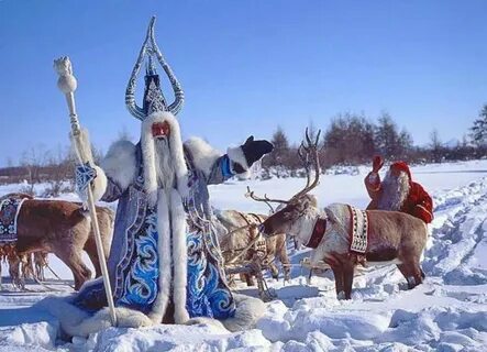 Снегурка на рогах