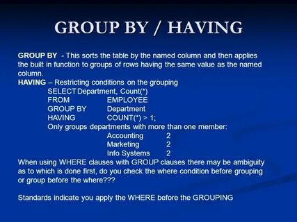 Select sum group by