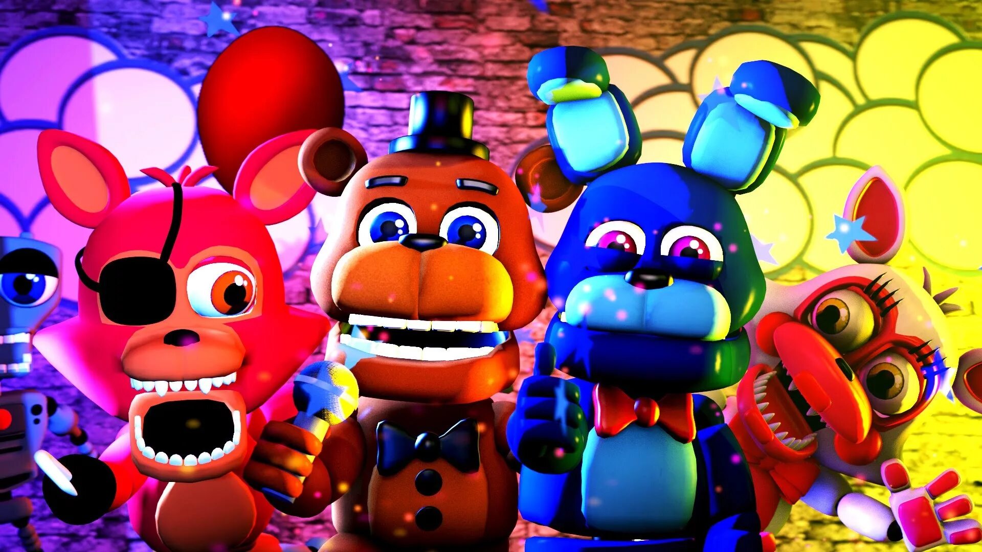 Фнаф 2 3 4 5 6. FNAF World. ФНАФ ворлд ФНАФ 2. ФНАФ World. Обои ФНАФ.