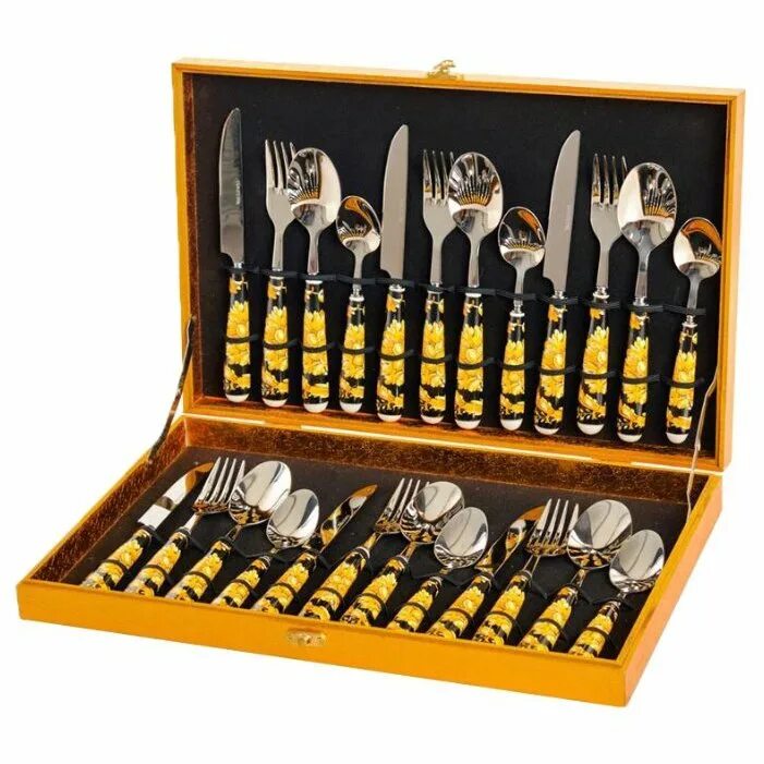 Столовый набор stainless steel cutlery set. Набор столовых приборов havanna на 6 персон ,24 предмета (артикул в121101024102 ). 11000. Mayer & boch набор столовых приборов 24918, 24 шт. Добросталь набор столовых приборов уралочка.