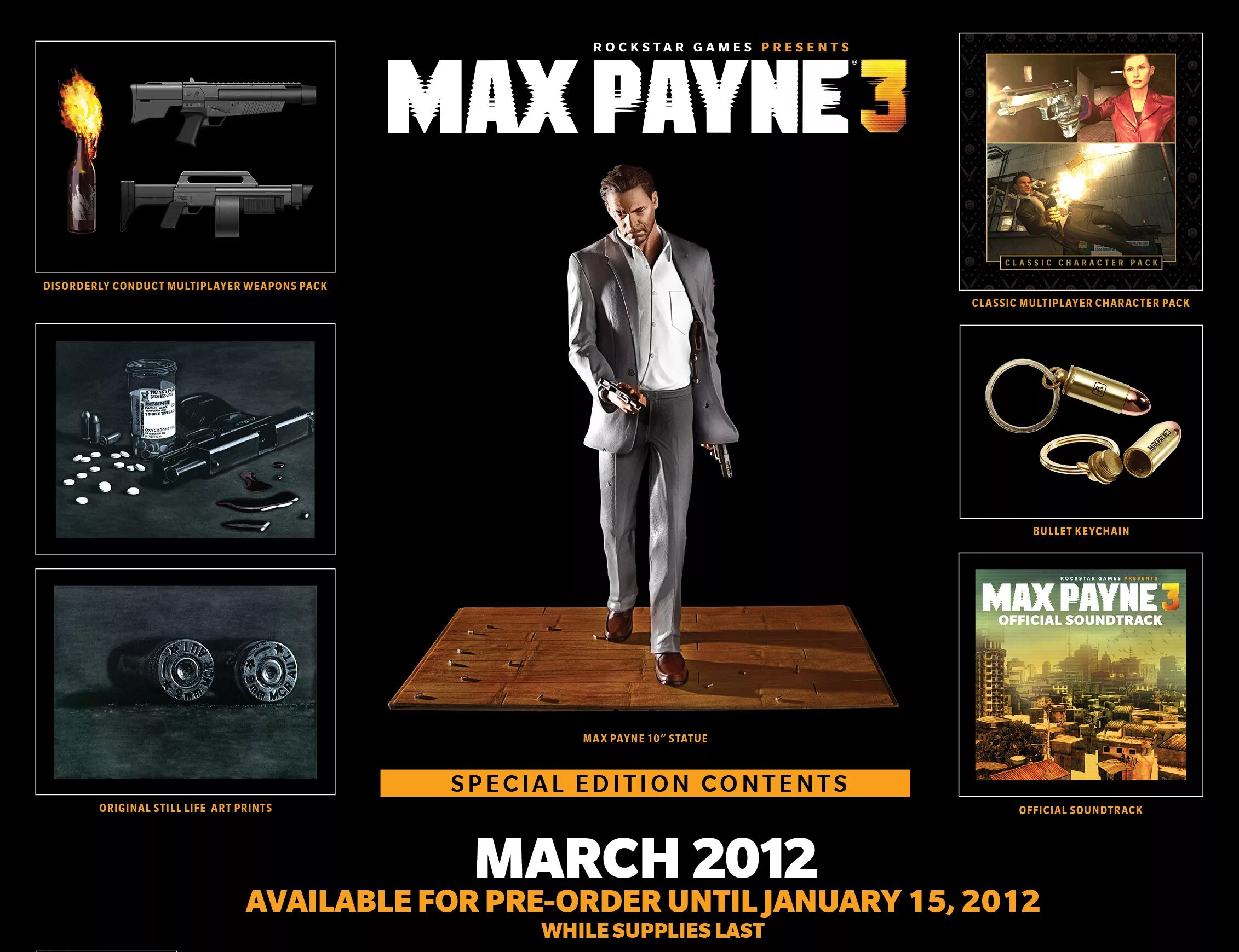 Special game edition. Max Payne 3 коллекционное издание. Max Payne 3 Special Edition. Max Payne 3 фигурка. Max Payne 2 коллекционное издание.