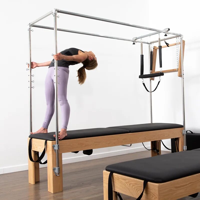 Тренажер для пилатеса реформер. Реформер balanced body allegro. Тренажер portable pilates studio упражнения. Кадиллак реформер тренажер. Тренажер для пилатеса.