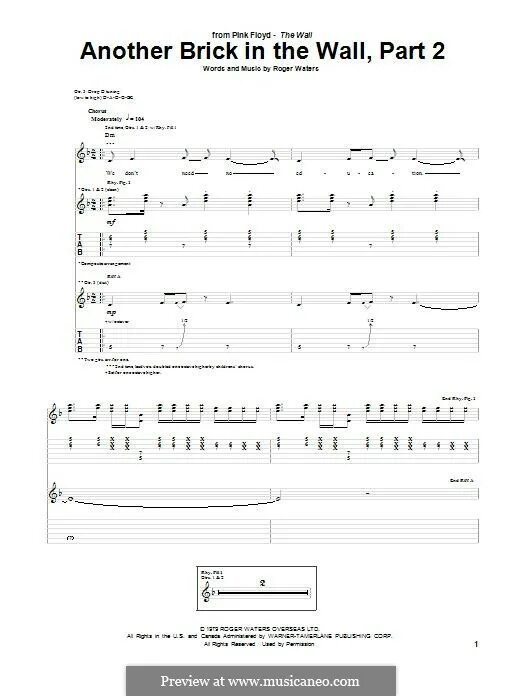 Wall tabs. Pink Floyd another Brick in the Wall Ноты для гитары. The Wall Ноты. Another Brick in the Wall Ноты. Пинк Флойд another Brick in the Wall Ноты.