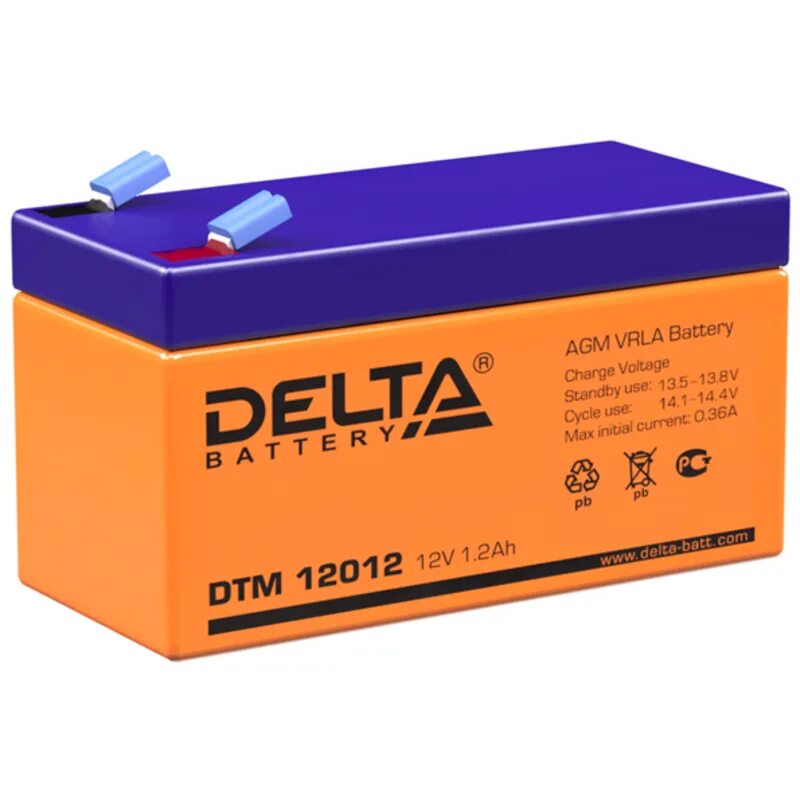 Емкость свинцовых аккумуляторов. Delta Battery DTM 12032 12в 3.2 а·ч. Delta DTM 12032 (12в/3.2Ач). Батарея аккумуляторная Delta DTM 12012. Аккумуляторная батарея для ИБП Delta DTM 12012.