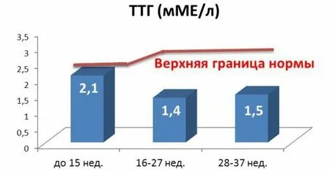 Ттг первый триместр беременности
