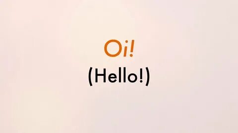 Say hello