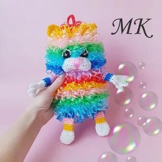 Котик мочалка игрушка крючком
