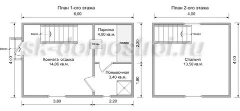 Каркасный дом 6 на 4 проект