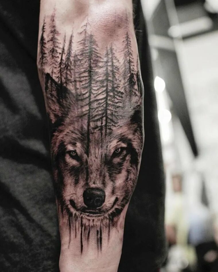 Тата волк в лесу. Тату волк в лесу. Тату волктна руке мужские. Тату лес животные. Тату лес на руке.