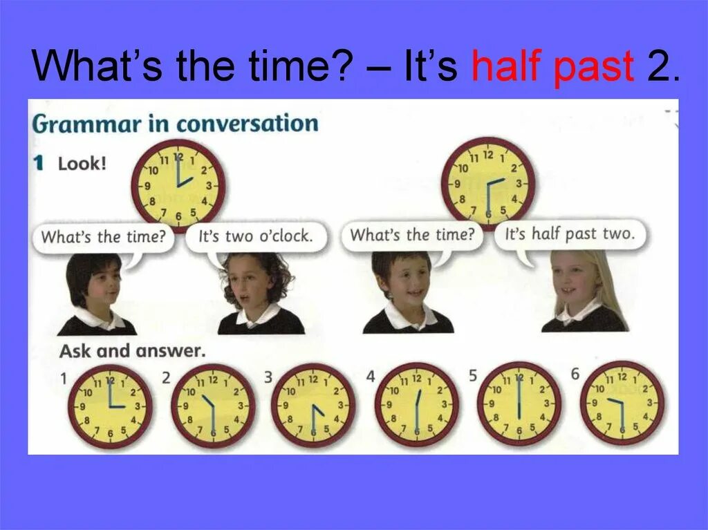 A what s the time b. What`s the time. What time is it ответы. It's half past задания. What's the time Clock.