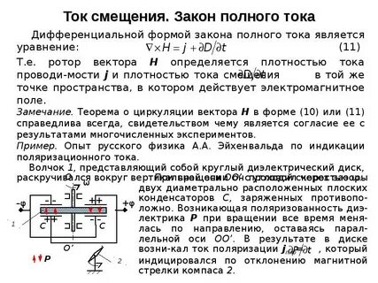 Ток смещения это