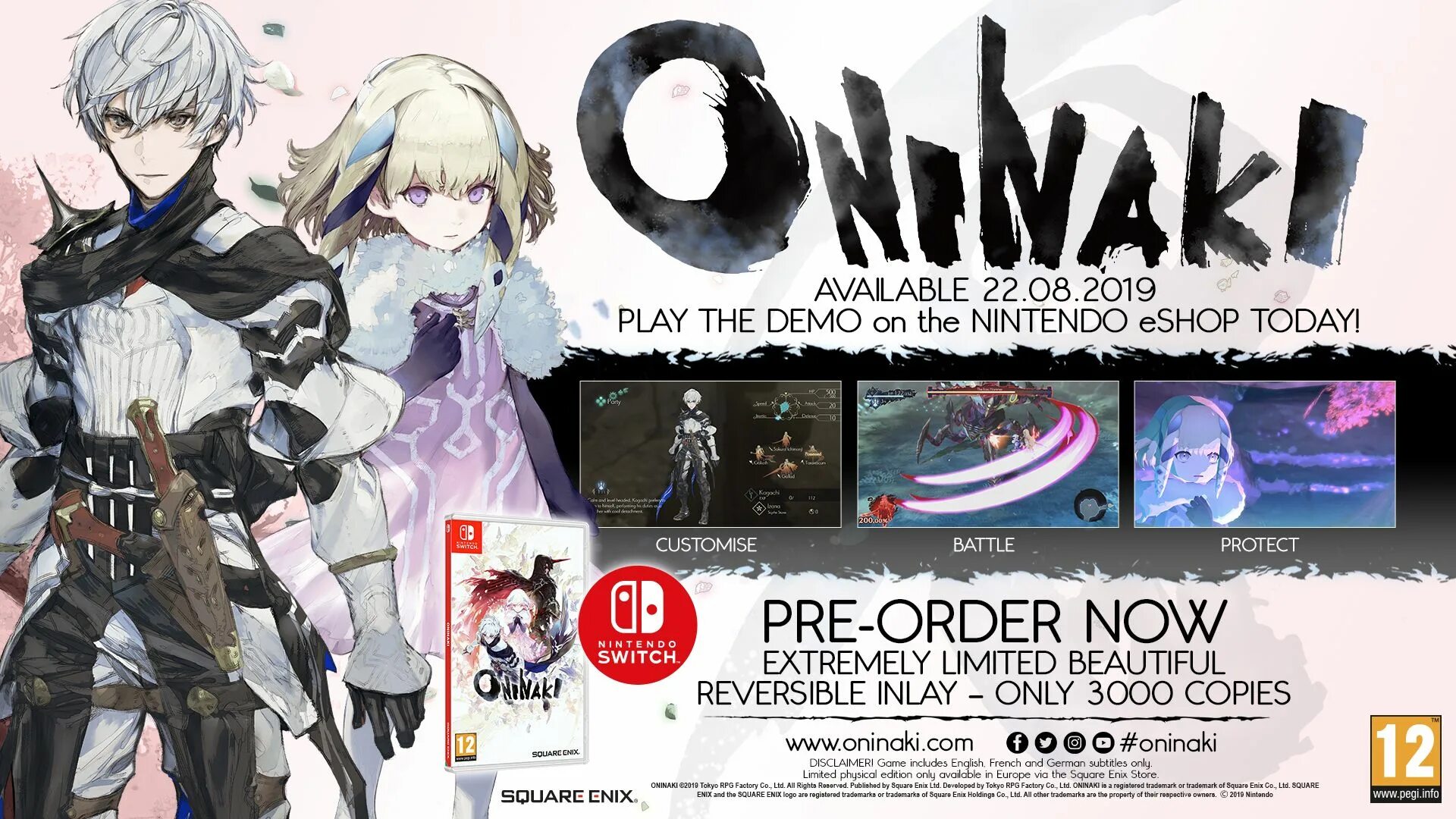 Call square. Square enix nintendo oninaki. oninaki (nintendo switch). square игра. square enix rpg.