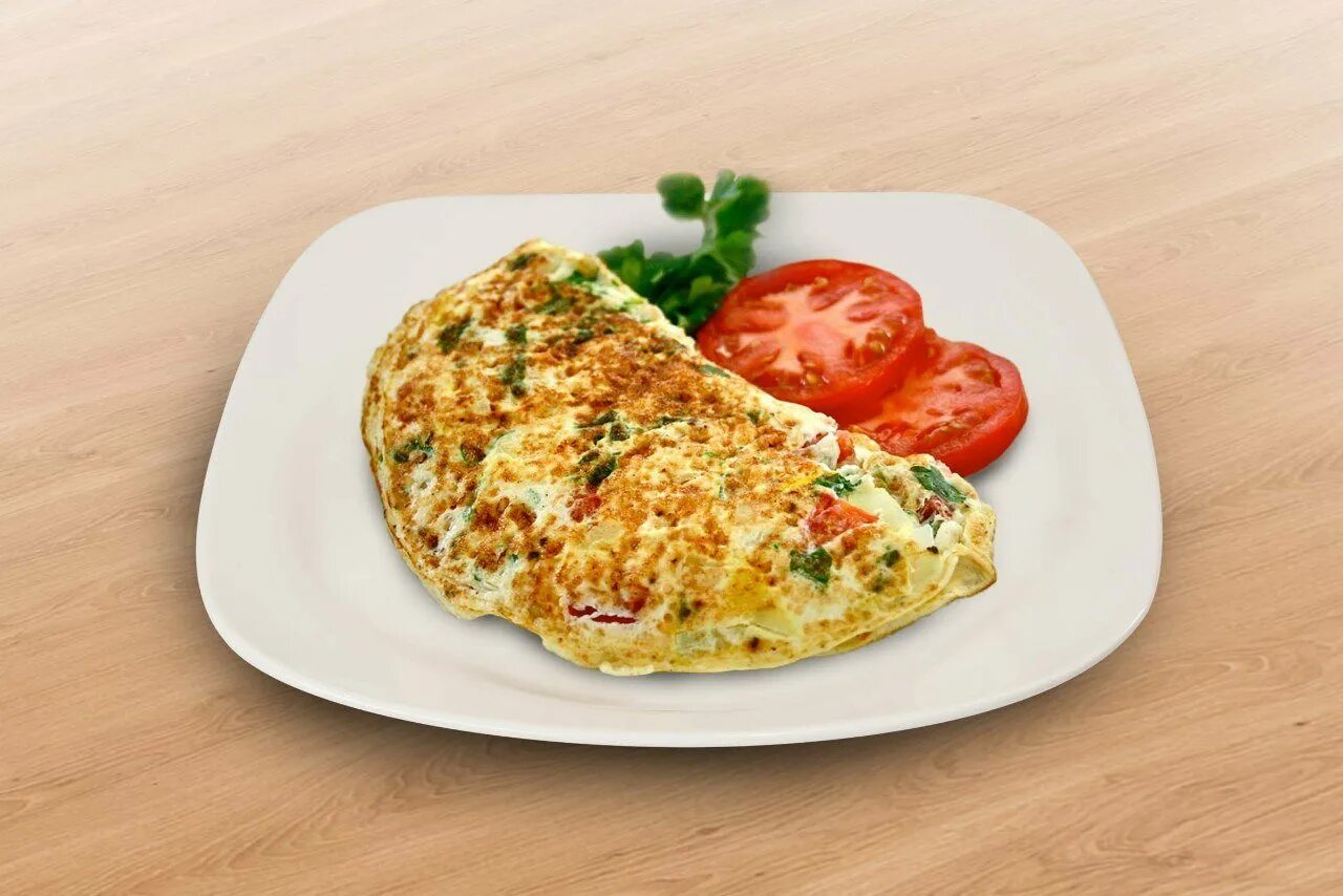 Гречневая Фриттата. Kiymali Omlet. Белковая Фриттата. Омлет с помидорами.