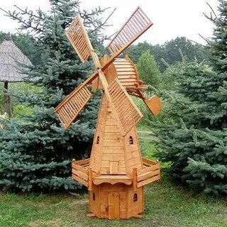 Деревянная мельница