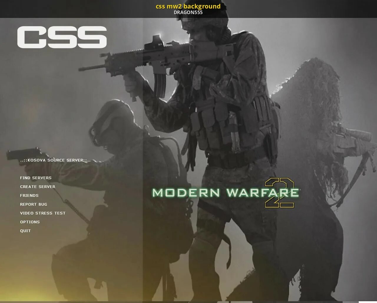 Css modern. Css mw2. cs source mw2. strike modern warfare. counter strike source modern warfare 2.