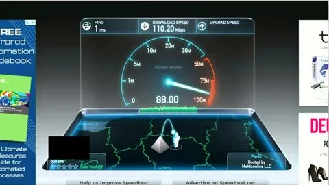 Скорость 1 mbps