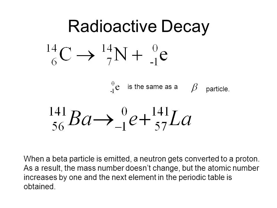 Radioactive Decay. The Law of Radioactive Decay. Radioactive Decay Formula. Radioactive Decay equations.