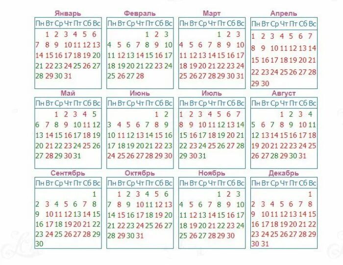 Календарь венчаний на 2008 год