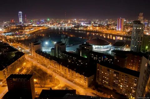 Ночной екатеринбург
