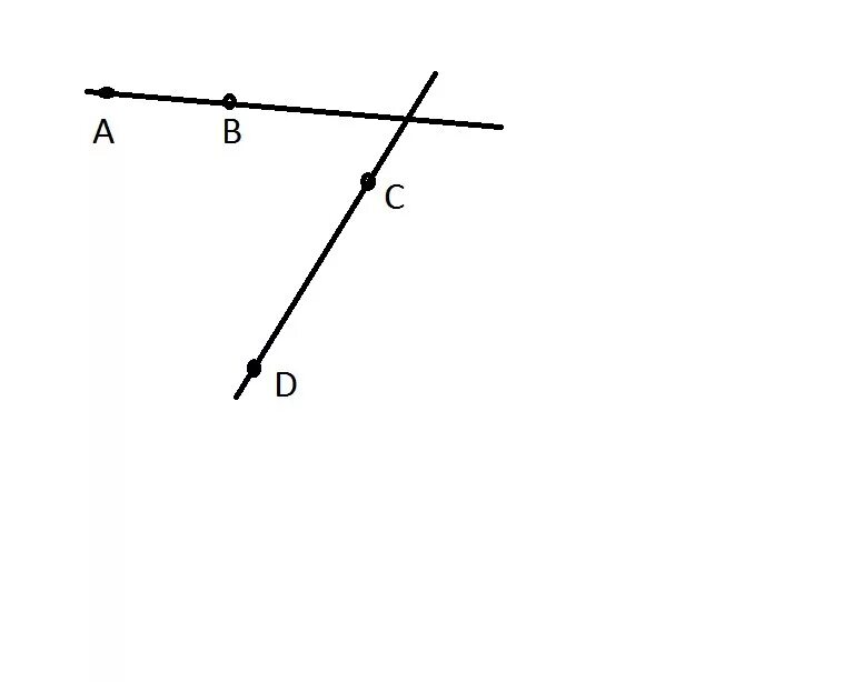 Луч СД пересекал прямую АВ. Начертить прямую. Начертите Луч пересекающий прямую. Луч не пересекает прямую.