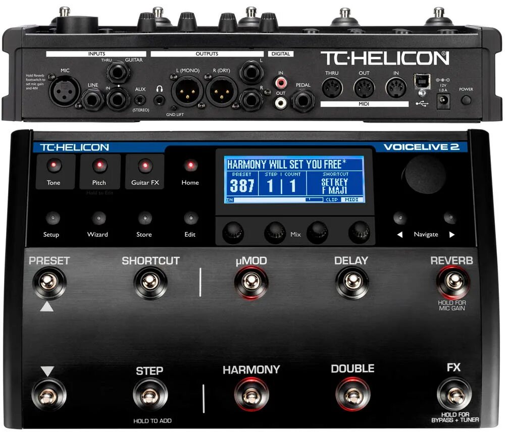 Вокальный helicon. TC Helicon VOICELIVE 2. Процессор TC Helicon VOICELIVE 2 with vloop. Напольный вокальный процессор эффектов TC Helicon VOICELIVE Touch 2. Гитарный процессор эффектов TC Helicon.