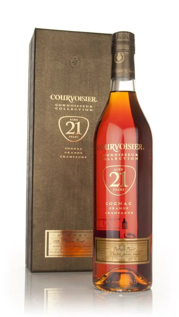 7. Courvoisier connoisseur collection 18 years. S. Courvoisier 18 years 0. 7.