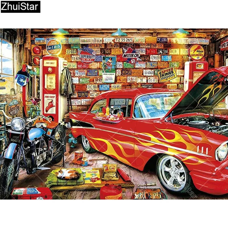 Puzzle garage. Пазл 300 деталей. Puzzle garage. Puzzle garage. Пазлы мастерская гараж 1000.