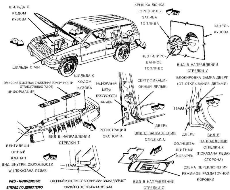 Номер кузова Jeep Grand Cherokee. VIN номер Jeep Grand Cherokee ZJ. Джип Чероки 1996 года номер кузова. Номер кузова Jeep Grand Cherokee ZJ. Jeep vin