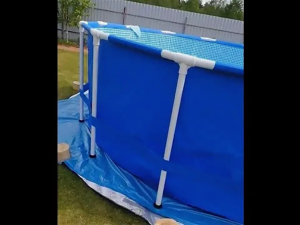 Бассейн интекс сборка видео. Подложка для бассейна каркасного. подложка под бассейн.