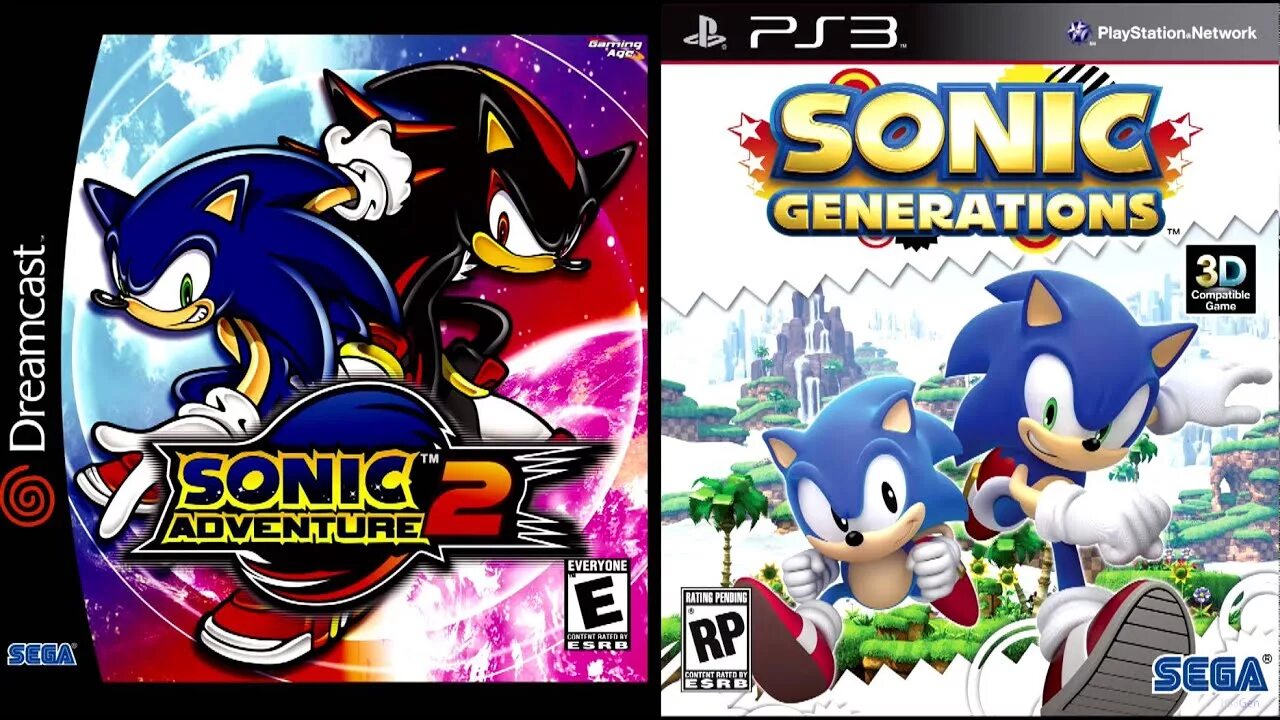 Соник адвенчер 2 батл. Sonic Adventure 2 Shadow. Sonic Adventure 2 Sonic vs Shadow. City Escape Классик Соник.