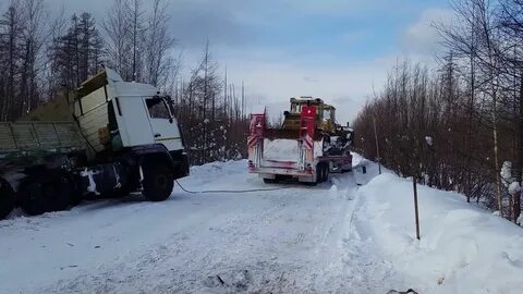 Видео зимник дороги