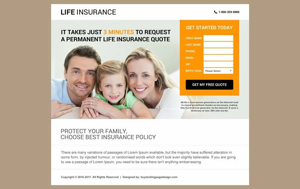 Сайт 1 жизнь. Лайф Иншуренс. Insurance website. Landing Page, Family Life. Life web.