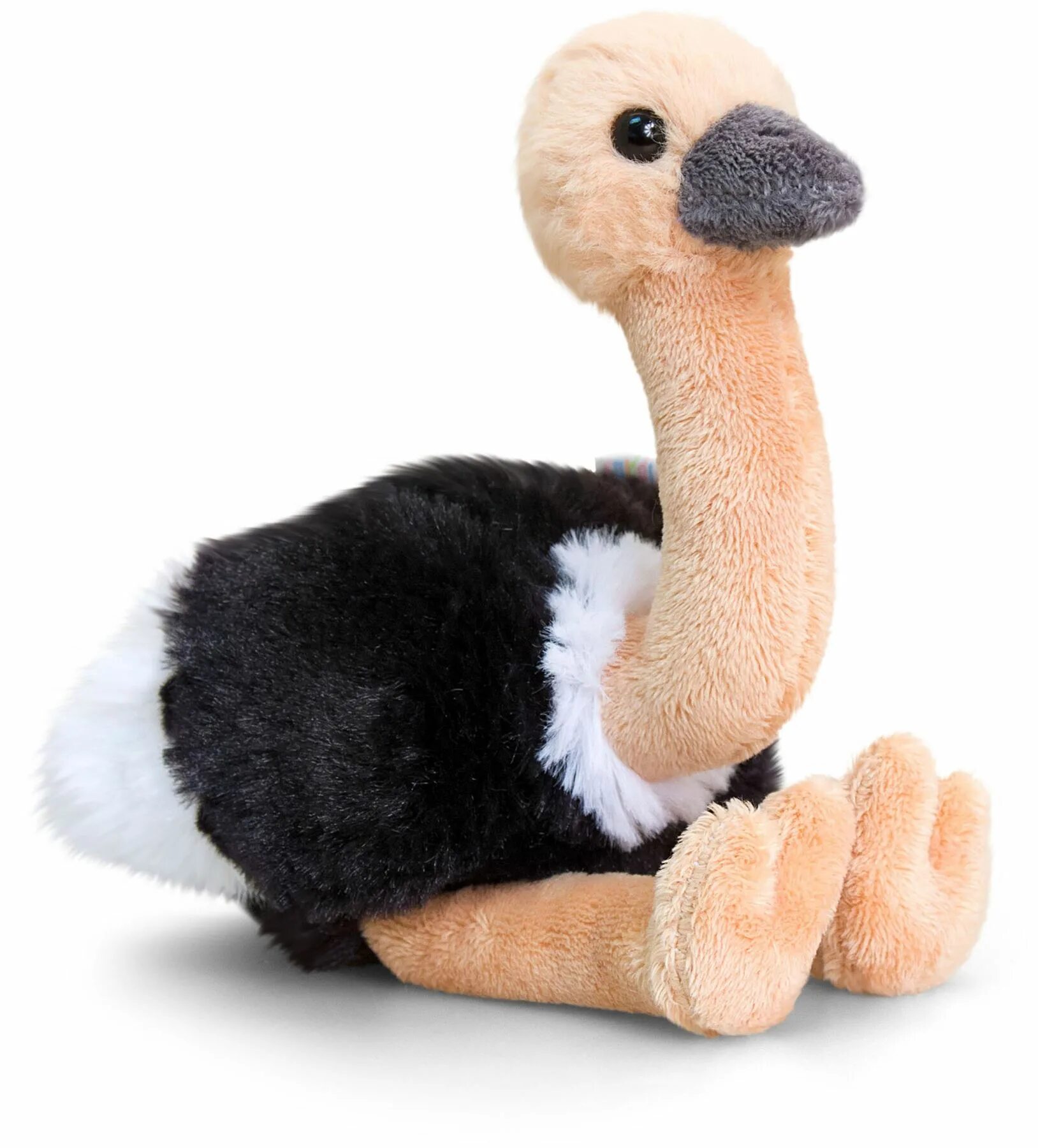 Мягкая игрушка Wild Planet страусенок, 15 см. Keel Toys Pippins Plush. Страус игрушка. Плюшевый страус.