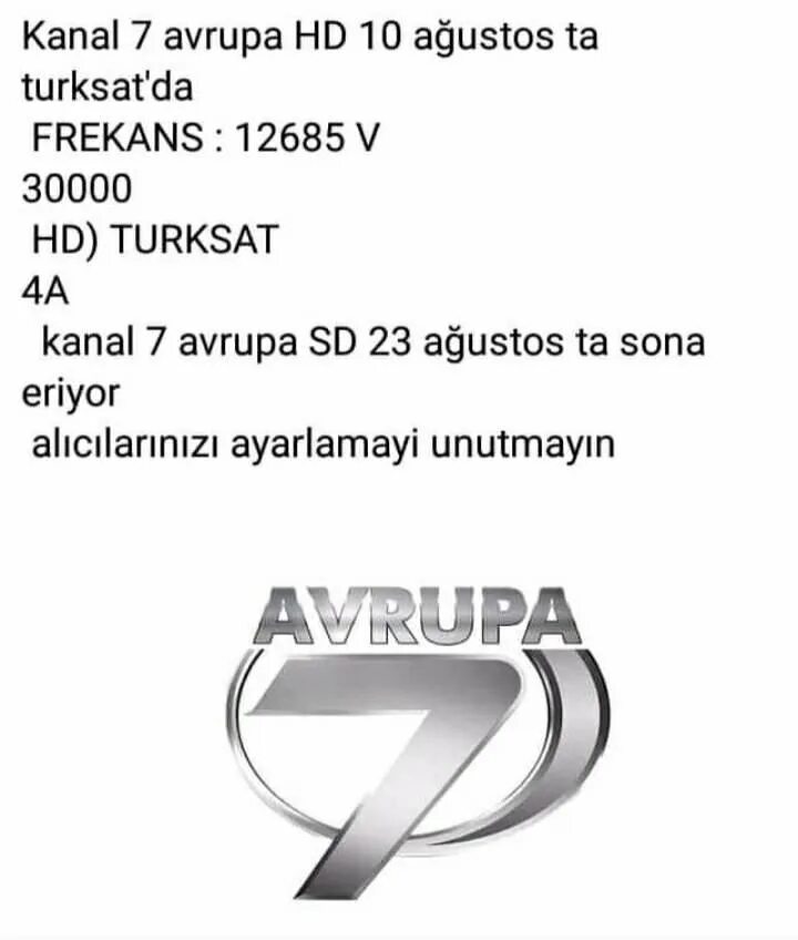 Kanal 7. Kanal 7
