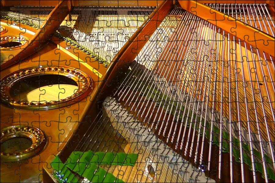 Piano strings. Piano strings