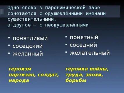 Даны пара слов