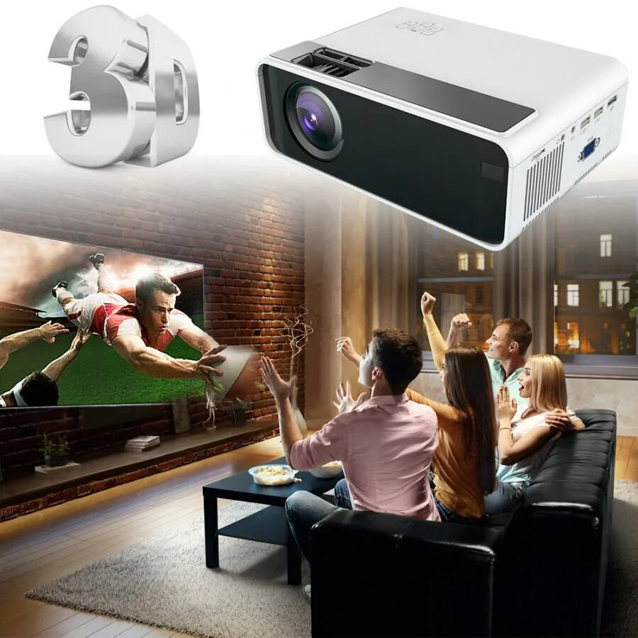 Мини кинотеатр проектор. Проектор для домашнего кинотеатра 4к. Светодиодный проектор 4k 1080p, Wi-Fi, BT. HD Mini Smart проектор. Проектор (p860 с WIFI).