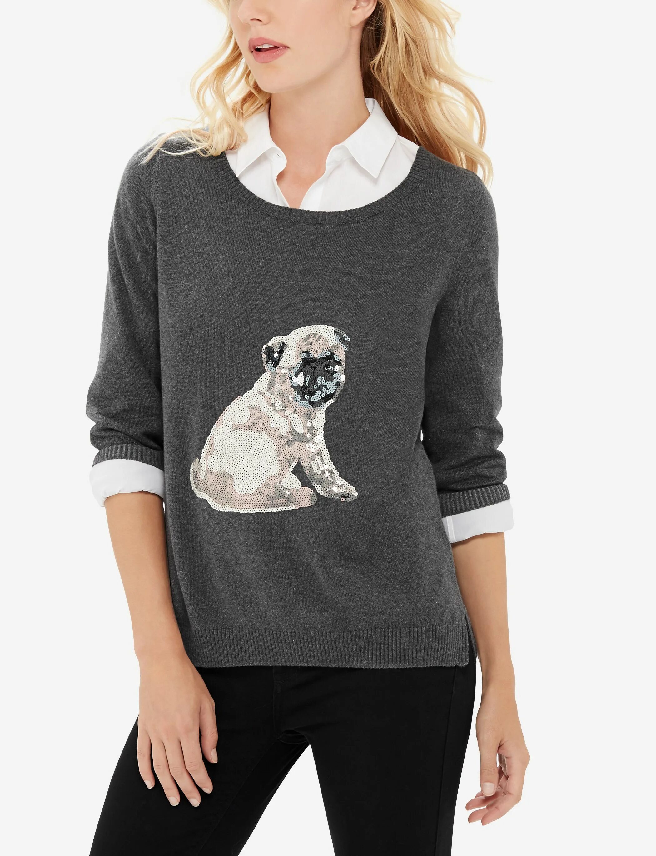 Take sweater. Take sweater. Take sweater. Take off a sweater. Take sweater.