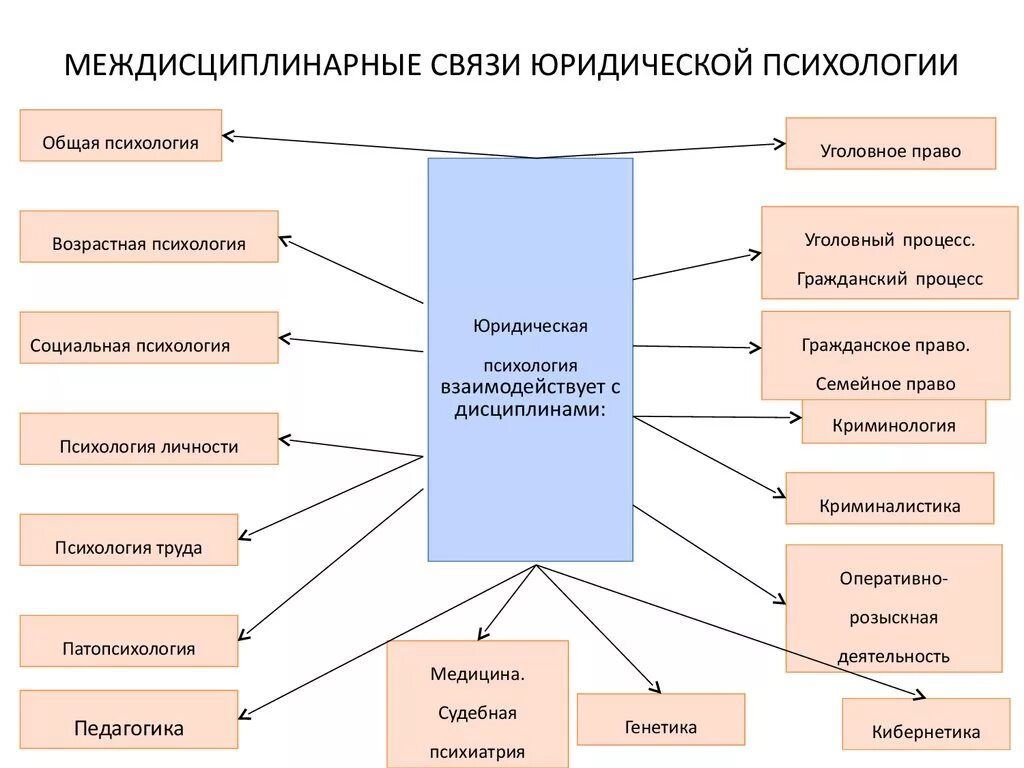 Структуре (системе) юридической психологии.. Взаимосвязь юридической психологии с другими науками схема. Система юридической психологии схема. Структура юридической психологии.