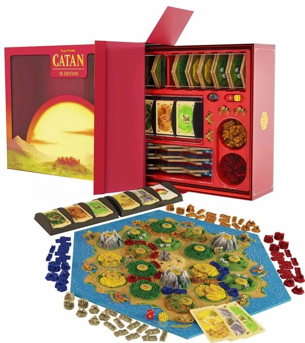 3d настольные игры. Колонизаторы Catan 3d. Catan 3d Edition. Catan Deluxe Edition. Catan настольная игра.