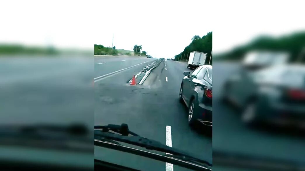 Наезд на полосу