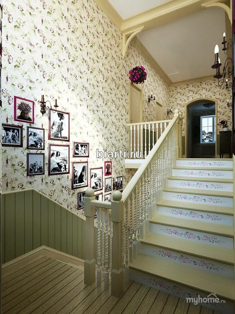 Paneled Foyer - Классический - Лестница - Ньюарк - от эксперта House of Cline De
