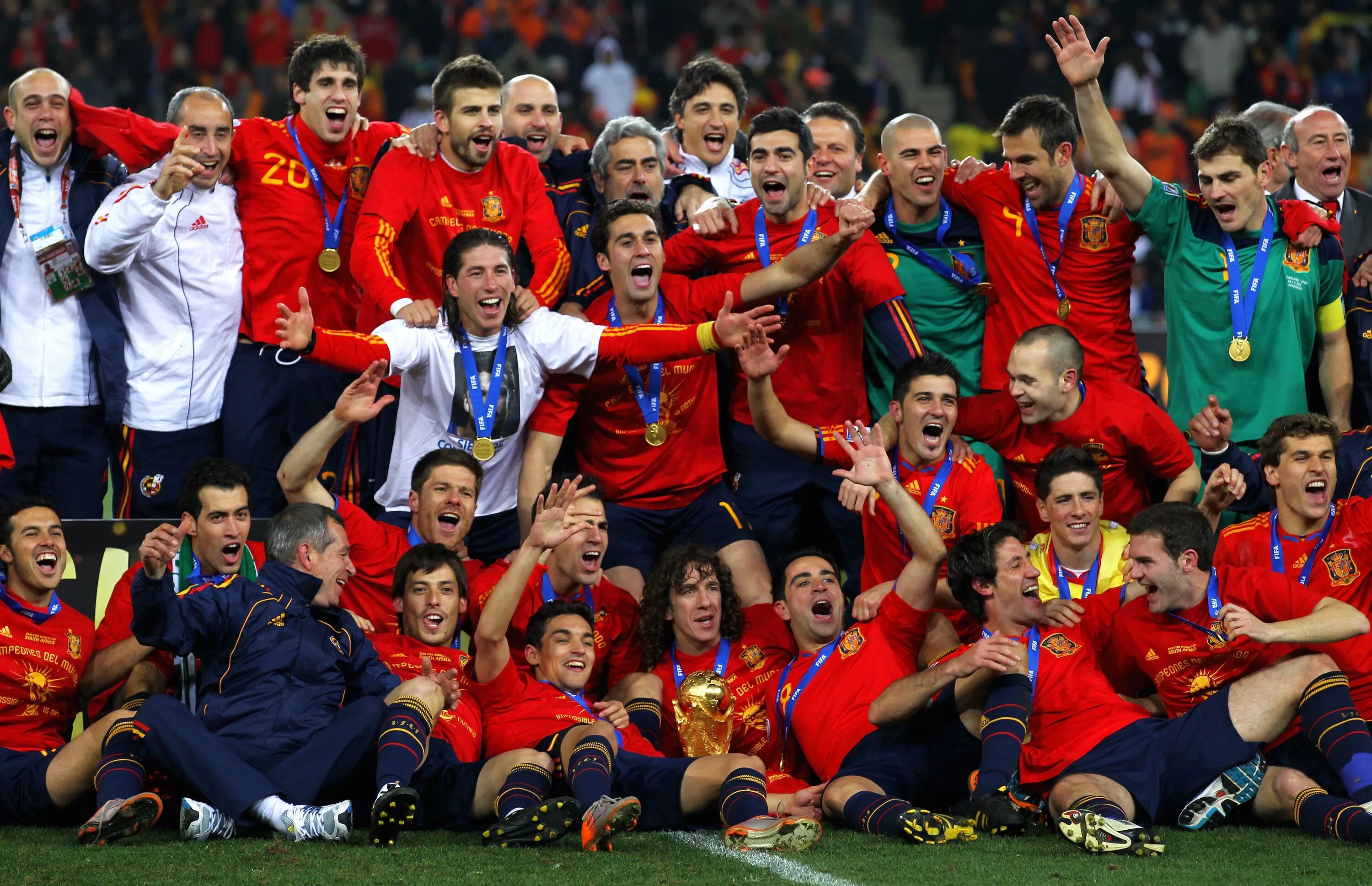 Сборная команда Испания 2010. Сборная Испании на ЧМ 2010.