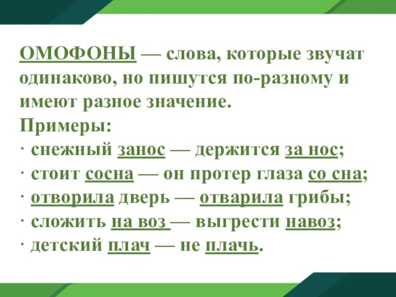 Слова совпадающие по звучанию но различные по написанию и значению. Фразы омофоны. Что такое омофоны в русском языке. Слова омофоны. Слова омофоны.