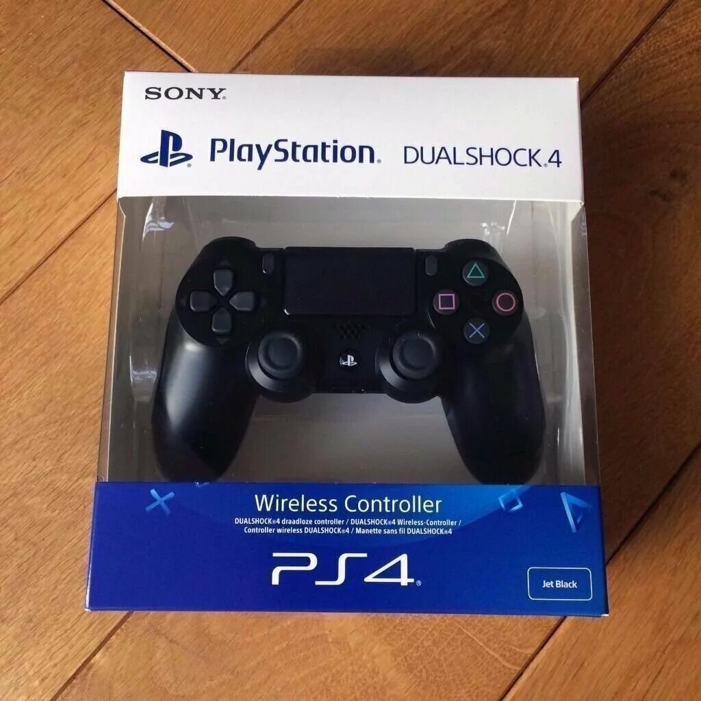 Джойстик ps4 Dualshock Wireless Black v2. PLAYSTATION 4 геймпад Dualshock 4. Dualshock 4 Jet Black. Геймпад ps4 черный в коробке. Джойстик ps4 новый