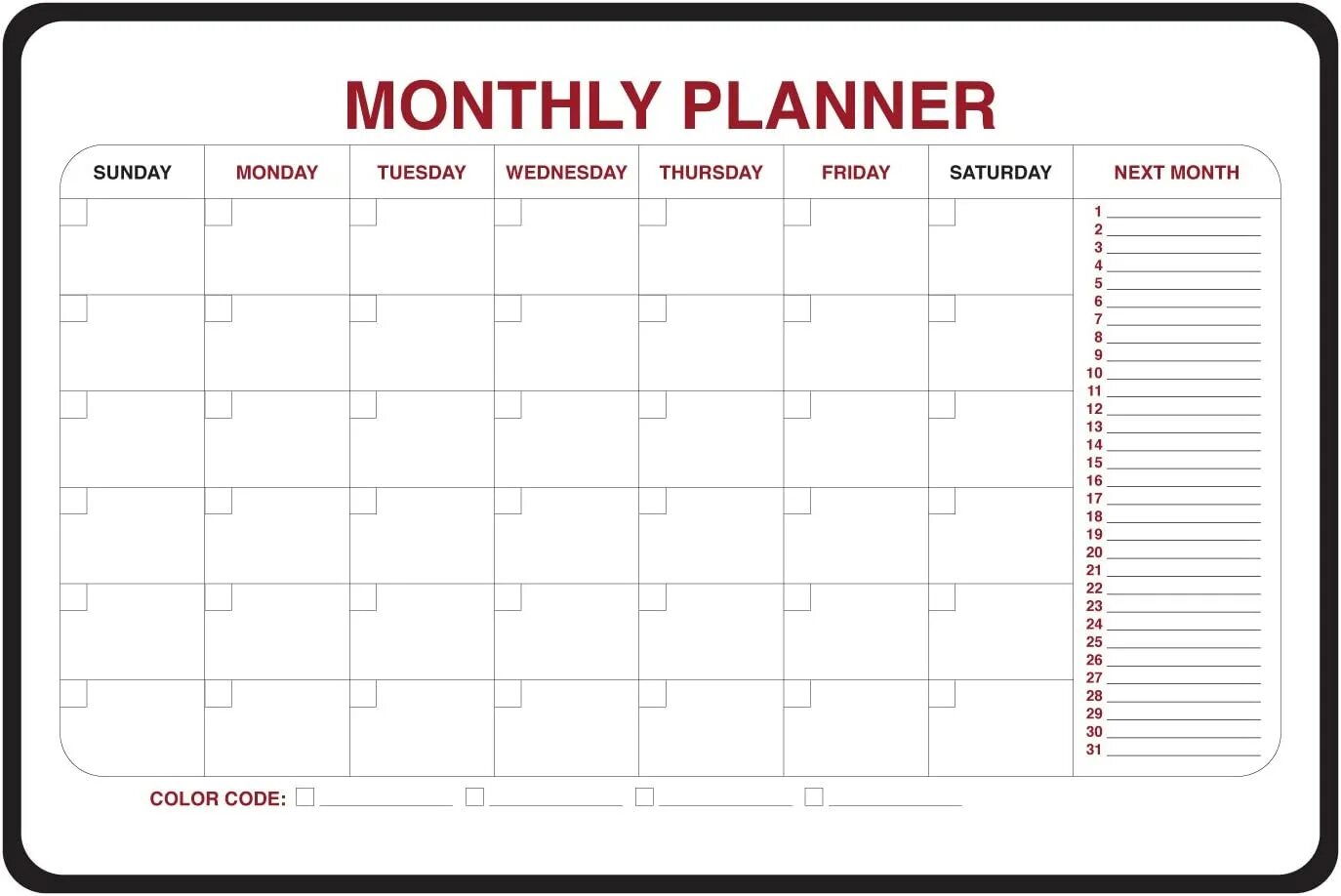 Планер календарь на месяц 2024. Календарь планировщик. Планер на месяц. Monthly Planner. Ежедневный планер.